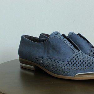 NWOT Woman's Suede Slip-on Loafers - Fergie Size 9